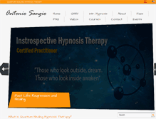 Tablet Screenshot of antoniosangio.com